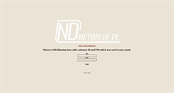 Desktop Screenshot of oplaty.netdrive.pl